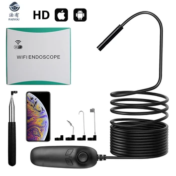 

Mini Micro WIFI Endoscope Camera Lens 8.mm Diameter Waterproof IP67 3.5/5/10m Cable Choices HD 1200p 90 Mins Working Time