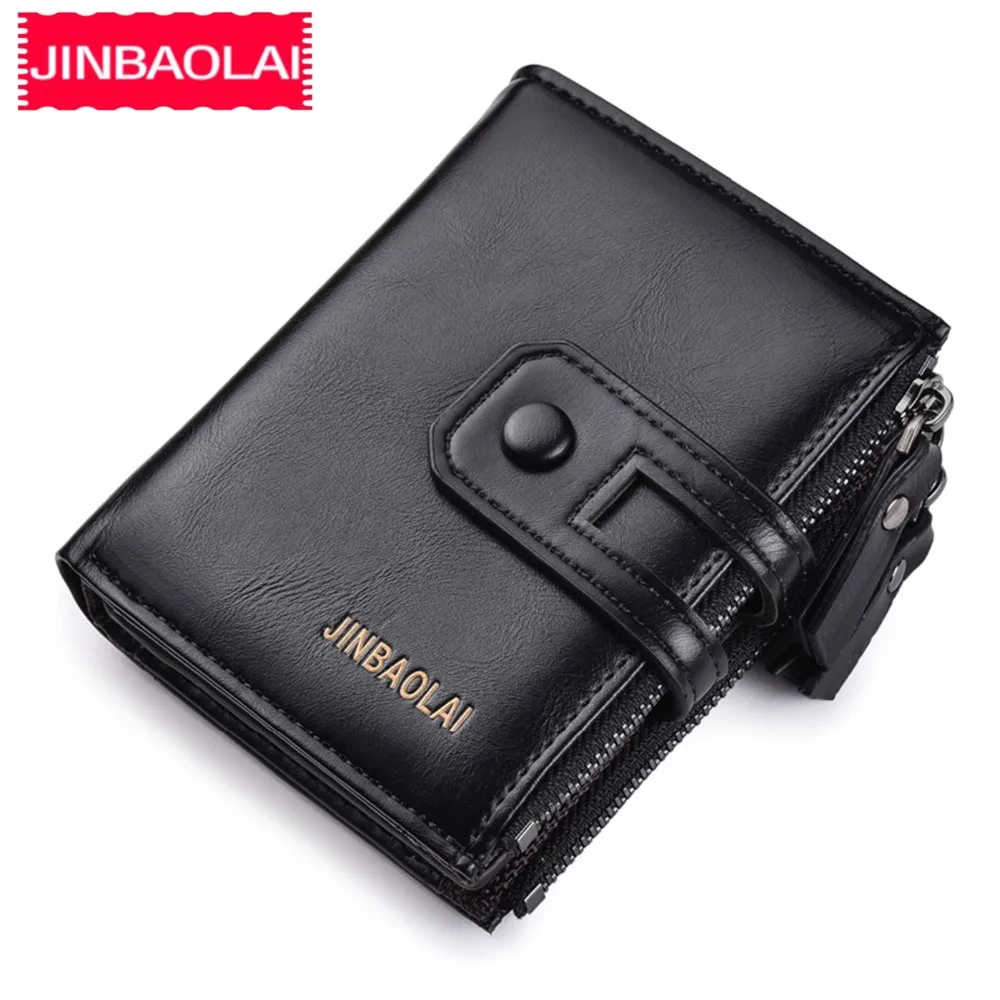 Curtas de Couro Titular do Cartão de Bolso Bolso de Moedas do Vintage Vintage de Alta Marca dos Homens 2019 Homens Bolsas Homens Carteiras pu Duplo Zíper Ferrolho de Moedas do Qualidade da Carteiras