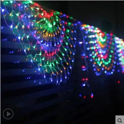 Año Nuevo Garland LED Navidad al aire libre party cristmas decoración peahen LED Net luces de Navidad Año Nuevo Garland LED Navidad al aire libre party cristmas decoración peahen LED Net luces de Navidad