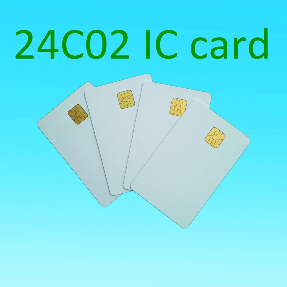 ATMEL 24C02 карты 2k белый контакт смарт-карты карты социального страхования пластиковых карт 10шт / много