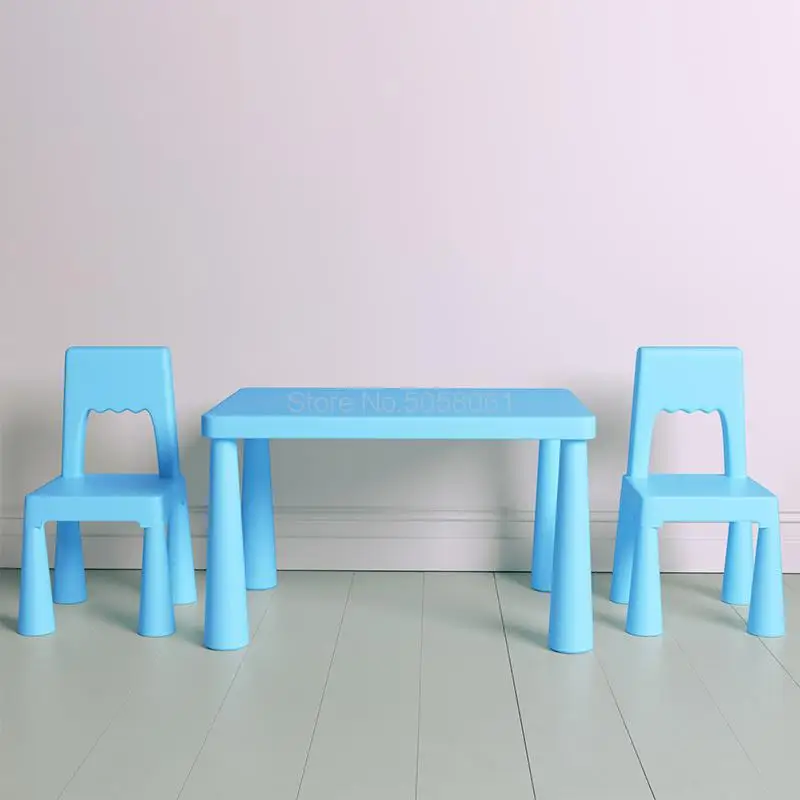 Детский стол и стул, набор для детского сада, стол и стулья, детский стол для обучения, домашний игрушечный стол - Цвет: ml15