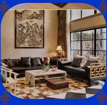 

2018 free shipping 100% natural genuine cowhide indoor outdoor rug
