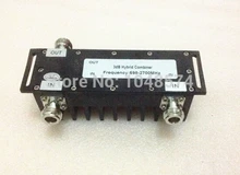 Alta qualidade 698-2700 mhz 2 em 1 fora 3db acoplador híbrido combinador n conector fêmea