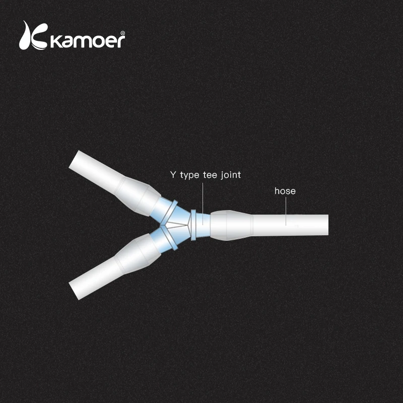 Kamoer PP трубчатый соединитель для перистальтического насоса водяного шланга для шланга силиконовая трубка Linker соединительная трубка 30 шт