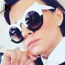 SHAUNA, 9 цветов, классические женские солнцезащитные очки Cateye, модные женские солнцезащитные очки с двойной оправой, градиентные/прозрачные линзы