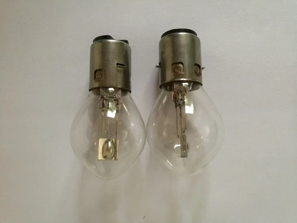 12V35/35W Motorcycle Bulb Headlight Bulb C8H/C2R Filaments Clear Glass