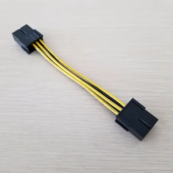 

10pcs/lot Graphics Card 8Pin to 8pin & 6Pin Miner Connection Power Cable Female to Female 18AWG 10cm