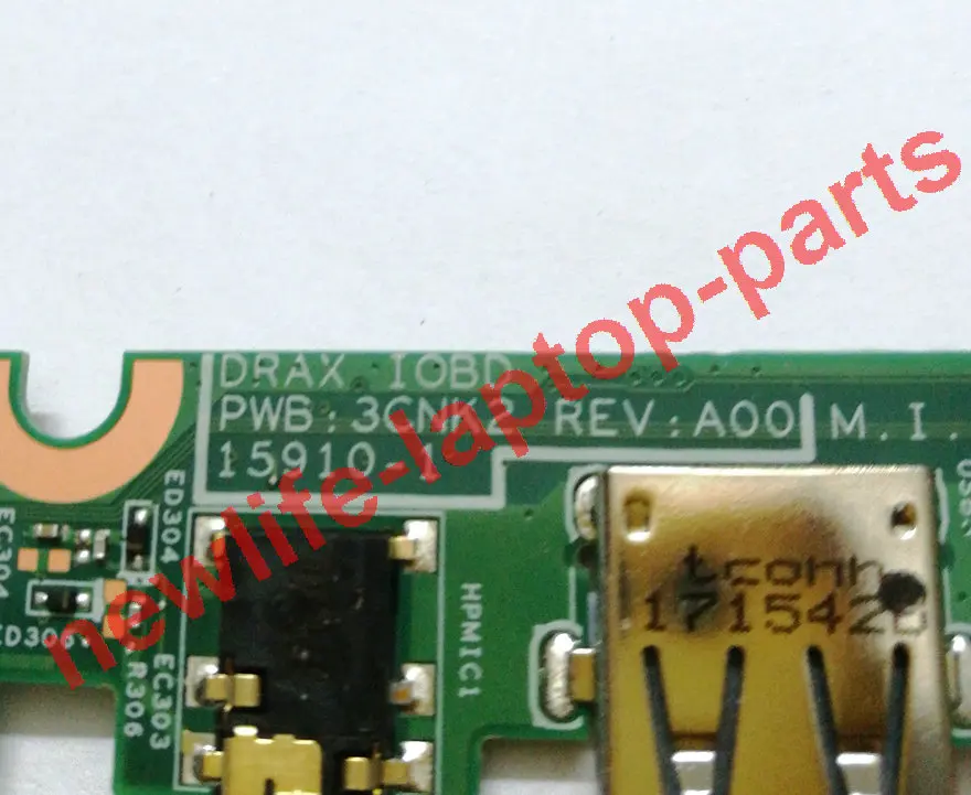 3CNK2 для DELL Inspiron 11 3168 аудио разъем двойной USB плата с кабелем MH4F6 0MH4F6 G7D57 тест хорошее