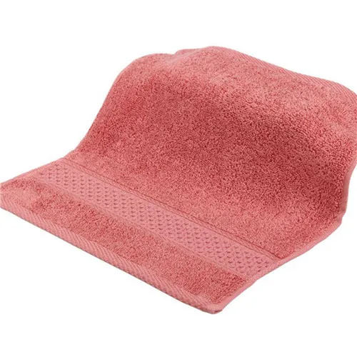 Хлопок твердое розовое полотенце для взрослых мягкое супер впитывающее пляжное полотенце для волос быстрое высыхание спа для домашнего использования в отеле
