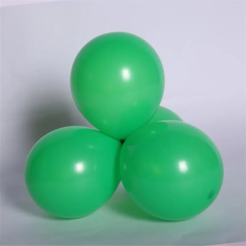 Коричневый шар 30 шт./лот 10 дюймов 2,2 г Круглый латексный баллон гелия украшения для выпускного воздушные шары на день рождения поставки - Цвет: Зеленый