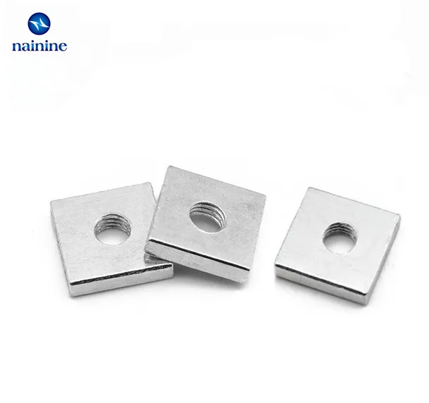 

DIN562 M3 M4 M5 M6 M8 Steel Square Thin Nuts HW275
