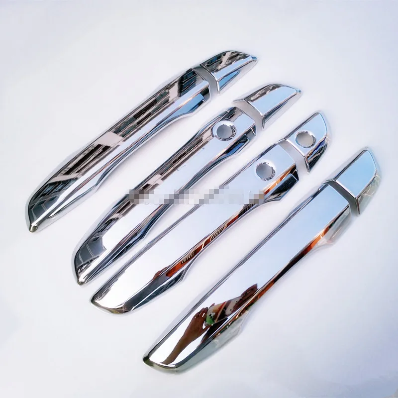 Car-Cover-Protection-Detector-Sticks-Frame-Lamp-Trim-ABS-Chrome-Door-Handle-8pcs-For-Honda-Civic