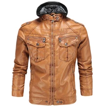 Мужские Куртки из искусственной кожи, европейский бренд, мужские куртки с капюшоном, s кожа, замша, 3XL, зимние теплые мужские куртки с Майклом Джексоном, S239