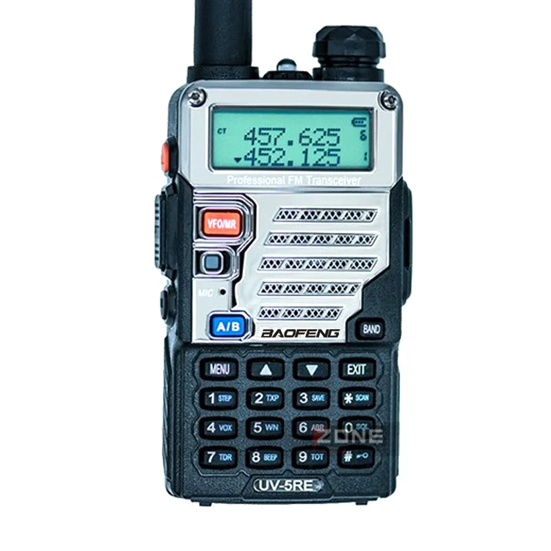 Baofeng UV-5RE портативная рация UHF VHF CB радиостанция 128CH двухсторонняя радио UV-5R обновленная UV 5RE Портативная радиостанция для охоты - Цвет: black