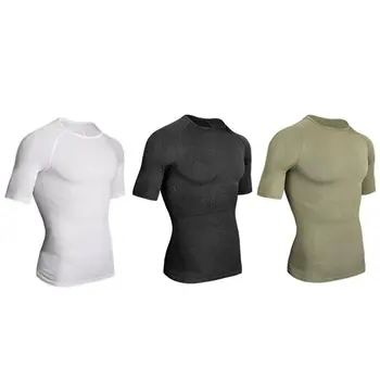 

NY128 Men's Slim Body Shaping Super Elastic Long Sweating Neoprene Fitness Weight Loss Burn Fat Sports Body Sculpting Clothes