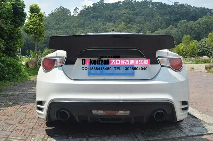 Подходит для Toyota GT86 BRZ greddy x Rocket Bunny GT86 BRZ углеродного волокна задний спойлер заднего крыла