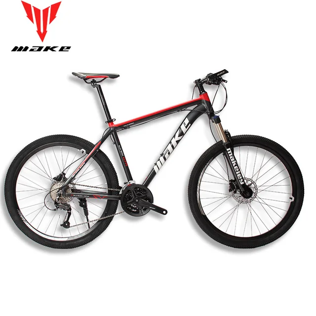 MAKE горный велосипед алюминиевая рама SHIMAN0 AItus 27 скорость 26 "27,5" 29 гидравлический/механический тормоз