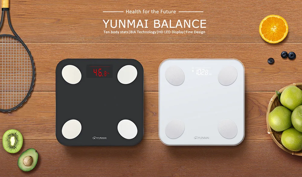 YUNMAI Mini 2 Balance Smart Body Fat Scale Intelligent Data Analysis APP Control Digital Weighing Tool from Xiaomi