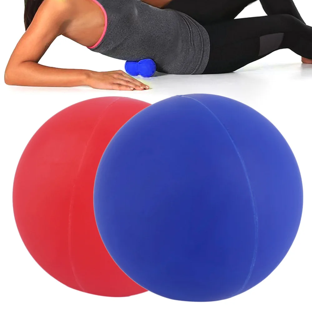 Hot !Gel Reaction Elastic Massage Lacrosse Ball Relieve tension