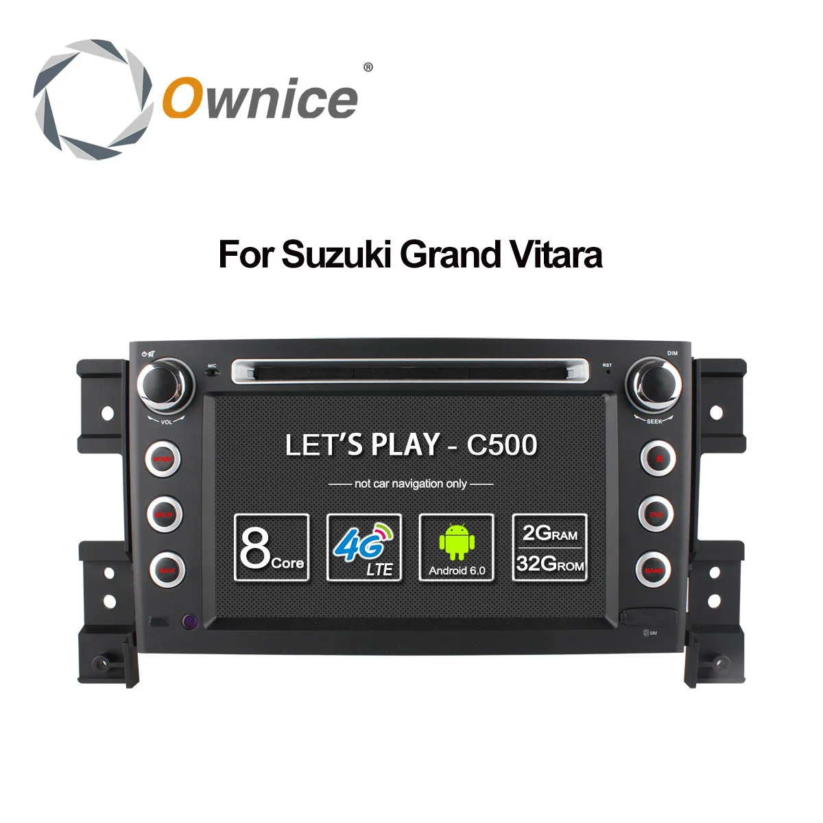 

4G SIM LTE 1024*600 Octa 8 Core Android6.0 For SUZUKI GRAND VITARA 2005 - 2015 Car DVD Player Navigation GPS Radio wifi 32G ROM