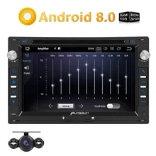 Pumpkin Car Multimedia Player 2 Din 7Android 8.0 GPS Navigation Qcta-core Car Radio Stereo For VW/Golf/Passat FM Rds Radio pumpkin 2 din 6 2 android 7 1 universal car dvd player gps navigation quad core car stereo fm rds radio wifi dab 3g headunit