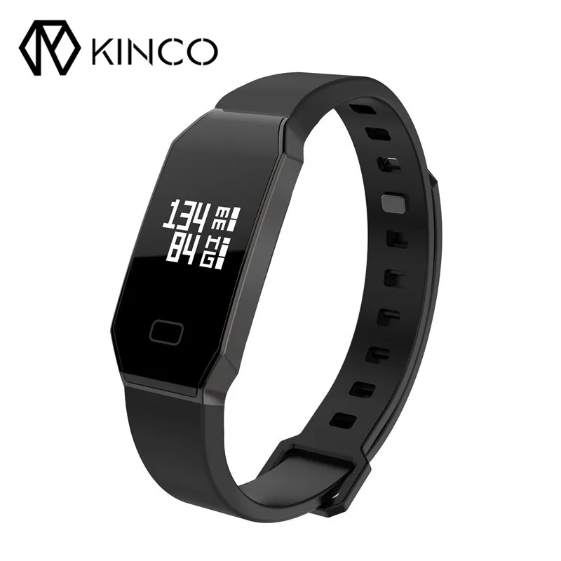 WP105 OLED Blood Pressure SpO2 Heart Rate Health Monitor Message Remind IP67 Sport Tracker Smart Bracelet