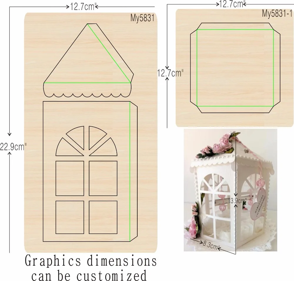

Lantern -1 new wooden mould cutting dies for scrapbooking Thickness-15.8mm