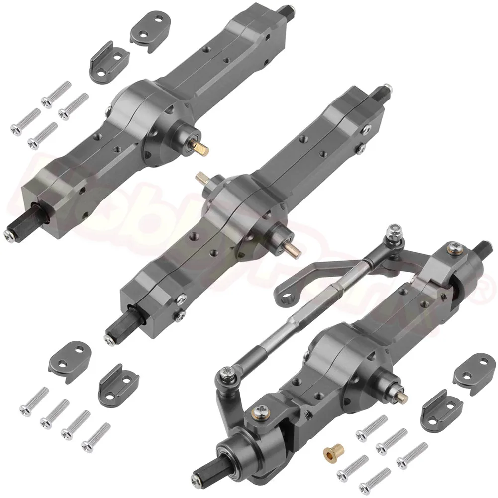 Алюминиевый металлический передний и задний и средний мост коробка передач набор для WPL B-16 B16 B36 Урал 1/16 RC автомобиль военный грузовик детали гусеничного трактора