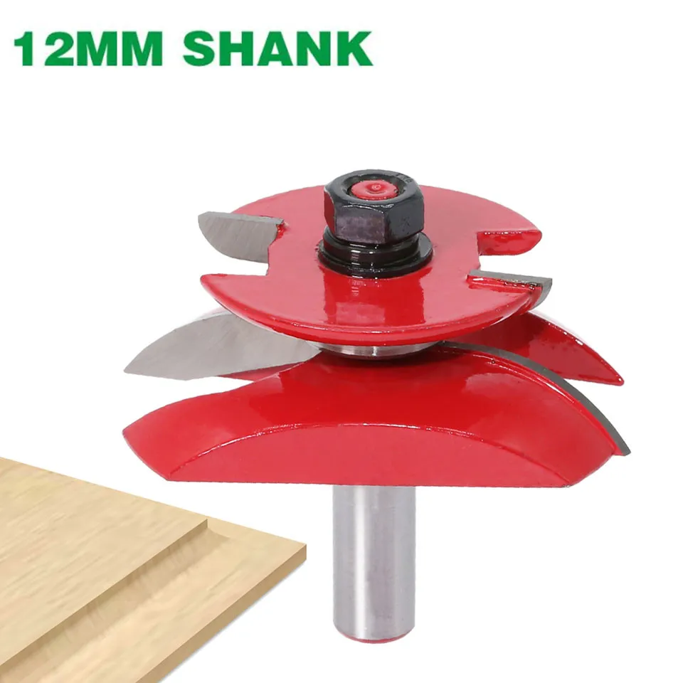Top Quality 1pc 12mm Shank Ogee Door Knife For Woodworking Raised Panel Wood Router Bit Multiform Multi-Profile Molding | Инструменты
