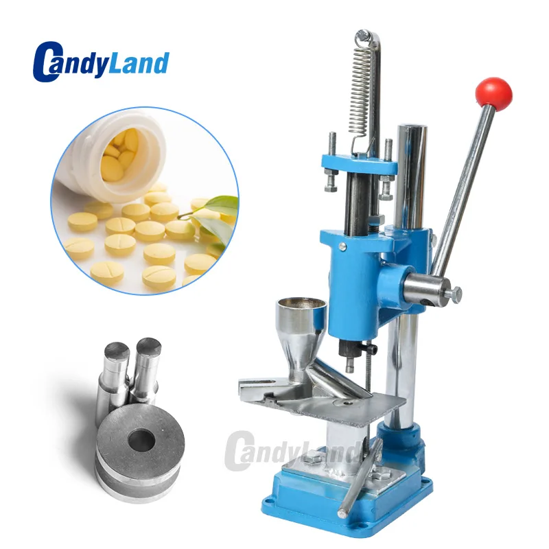 

CandyLand Mini Hand punch milk tablet Press Machine Lab Professional Tablet Manual Punching Machine Sugar slice Making Device