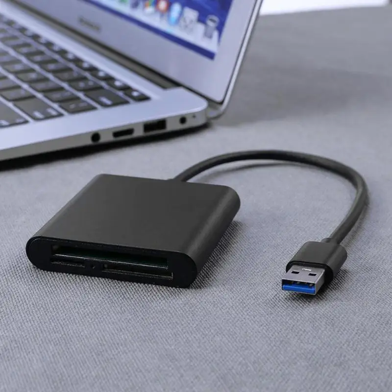 Алюминий карта из сплава Reader высокое Скорость USB3.0 Multi-in-1 внешний ультра высокие Скорость Card Reader для портативных ПК