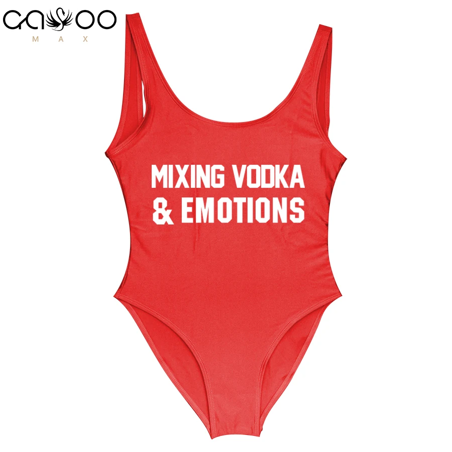 Buy MIXING VODKA & Emotions 2019 Women Swimwear One