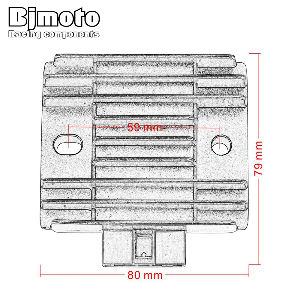 Мотоцикл 2GSH196000 DC 12V Напряжение металлический РЕГУЛЯТОР выпрямитель для Yamaha 2GS H1960
