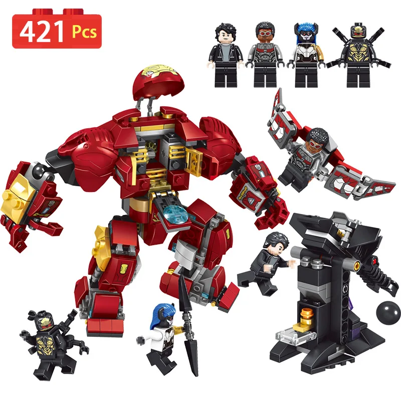 

Anti Hulk Armor Technic Series Blocks LegoINGLYS Marvel Super Hero Avengers Infinity War Modle Action Figures Bricks Toys Gift