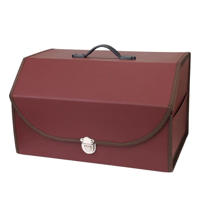 

Multifunctional Foldable Portable Car Trunk Organizer Universal Carrier Trunk Box Multi-Pocket Collapsible Car Trunk Organizers