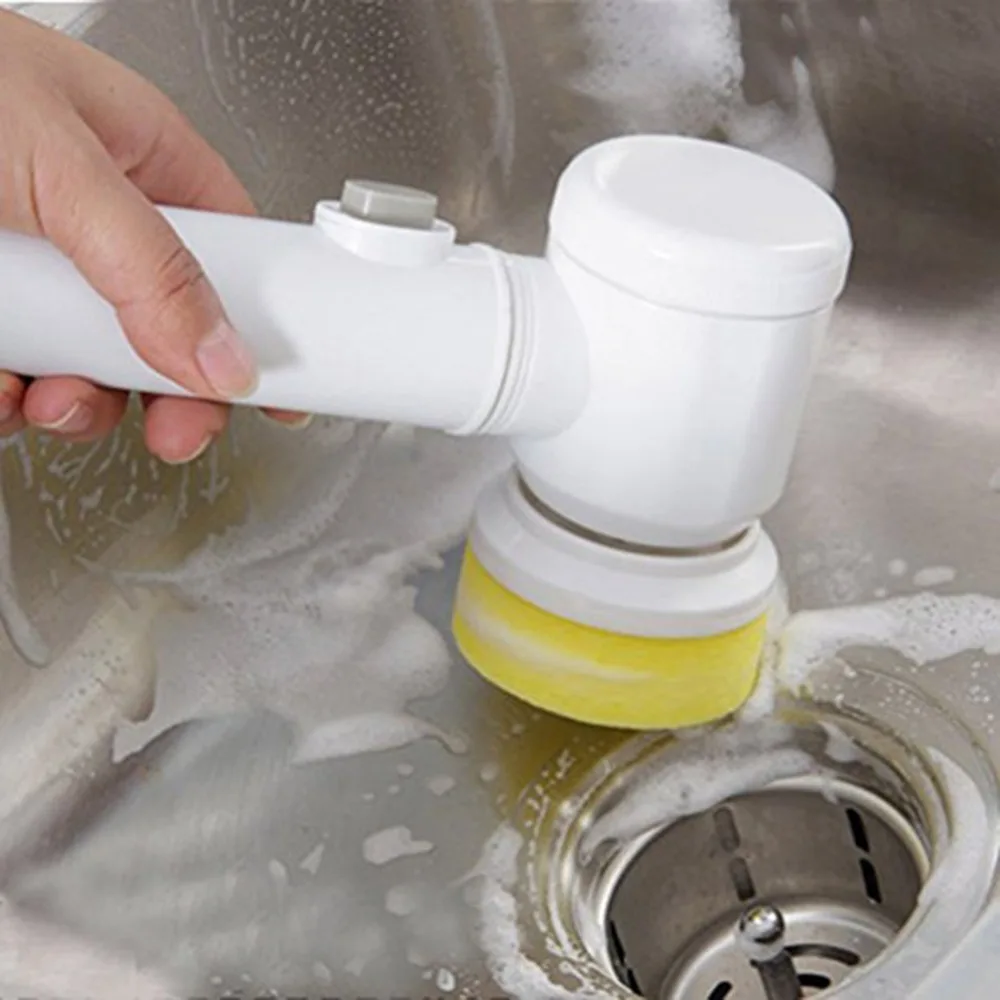 

Handheld Electric Cleaning Brush for Bathroom Tile and Tub Kitchen quicky Washing Brush sofas carpets Household Cleaning Tools