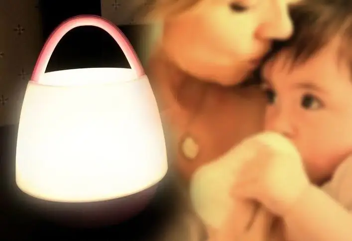 

Flower basket lamp touch lamp LED night lamp baby bedside lamp night lamp