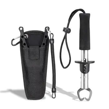 

Lixada Portable Aluminum Fishing Gripper Hook Remover Fishing Lips Plier Fishing Tools Set Fishing Tackle