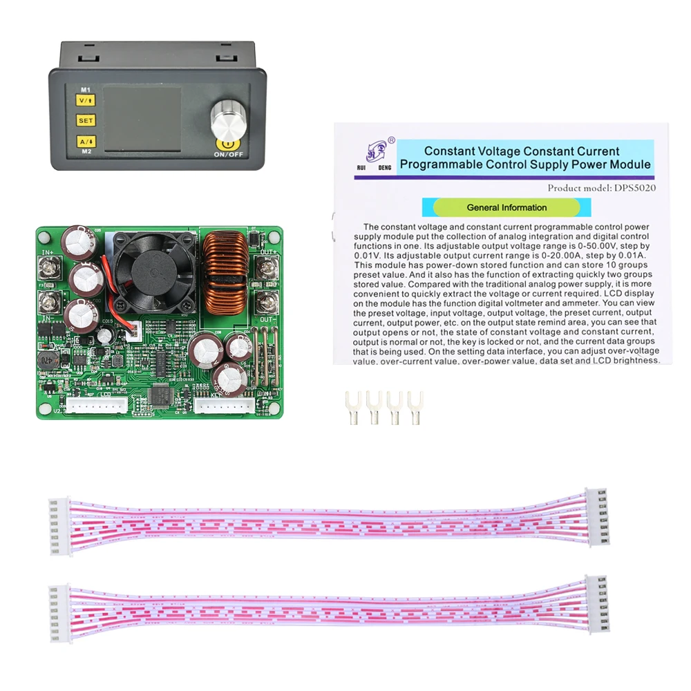 RD DPS5020 Постоянное Напряжение Ток понижающий связь цифровой источник питания понижающий преобразователь напряжения ЖК-вольтметр 50 в 20A