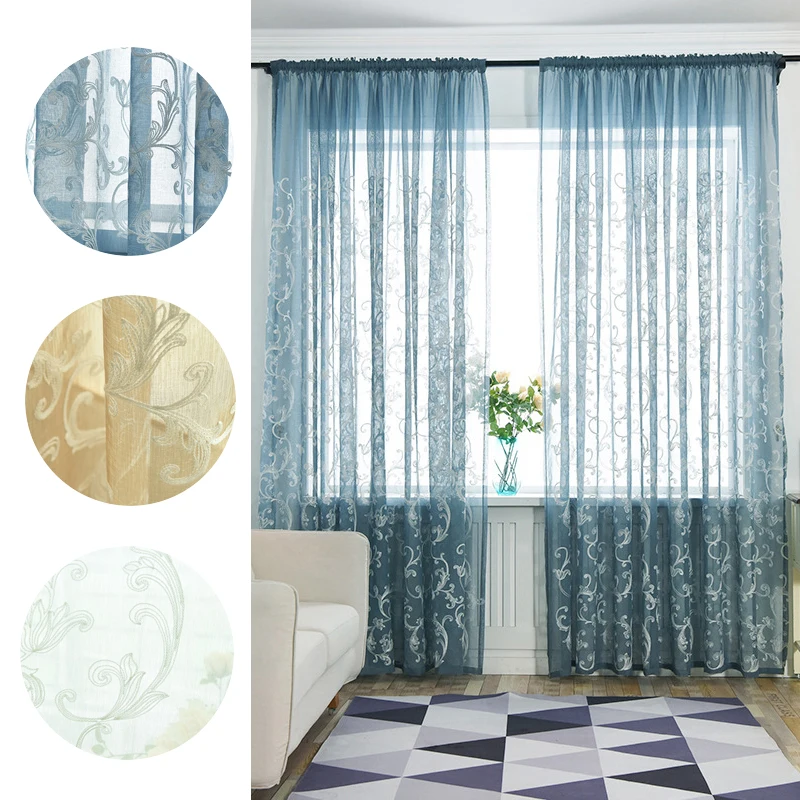 Vintage Romantic Style Crochet Printing Pattern Perspective Window