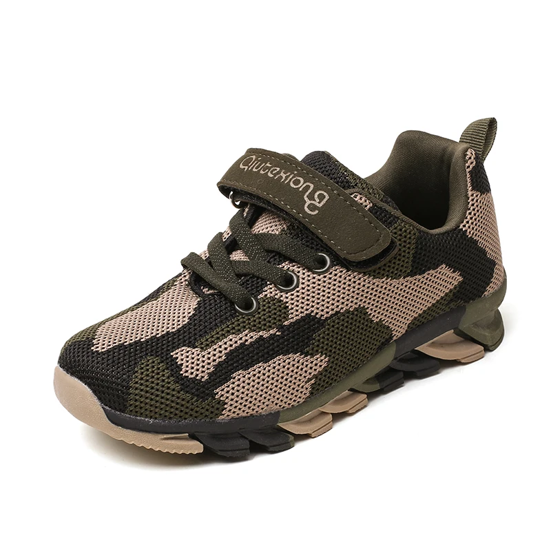 

Bekamille Children Sneakers Shoes Teenager Sports Shoes Fashion Camouflage Single Beach Mesh Sneakers Breathable