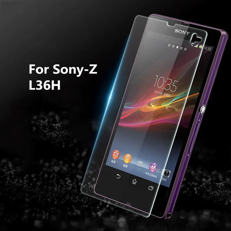 Для Sony Xperia Z L36h защитная пленка из закаленного стекла для C6603 C6602 Защитная