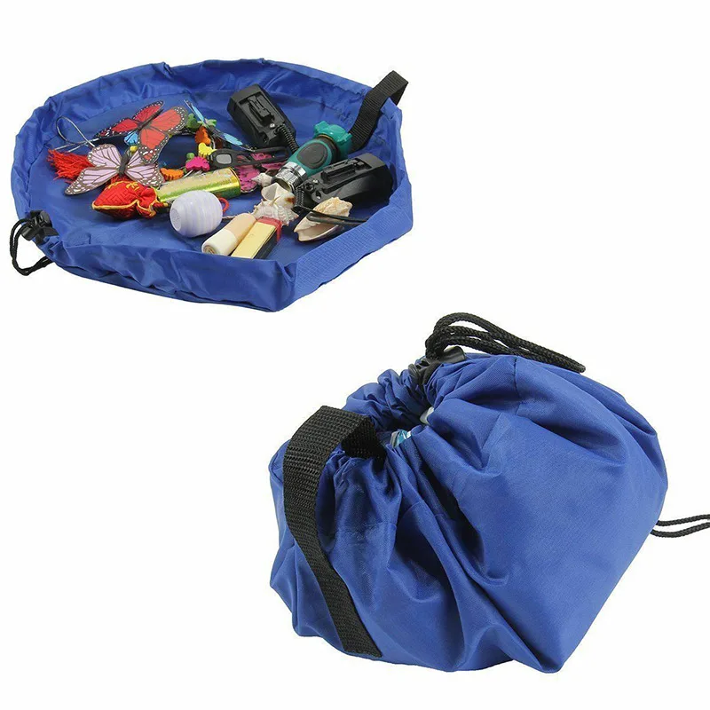 

2019 new Portable Kids Toy Storage Bag and Play Mat Lego Toys Organizer Drawstring Pouch Fashion Practical Storage Bags
