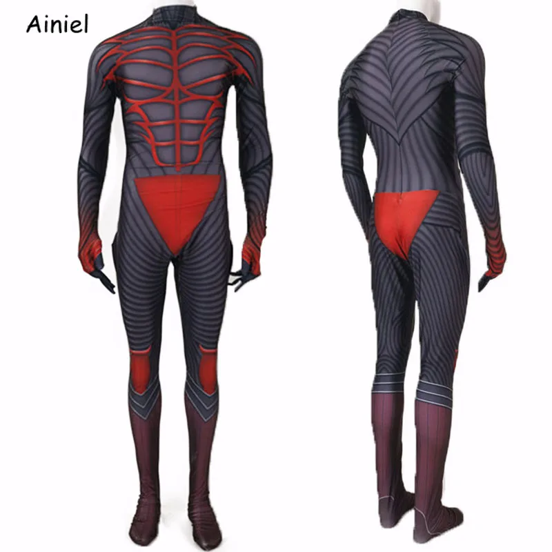 Игровое Королевство Сердца III главный герой Сора Косплей костюмы Zentai боди костюм