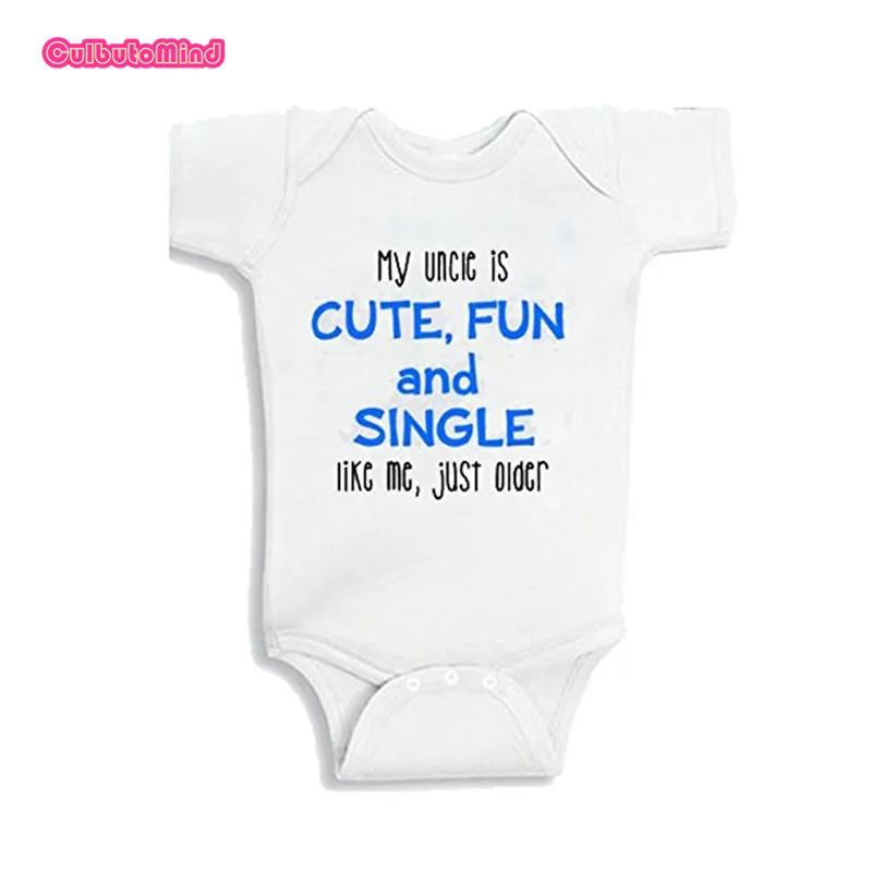Goede Funny Aunt/Uncle Body Suit My Aunt Is Cute, Fun, And Single Niece LA-18