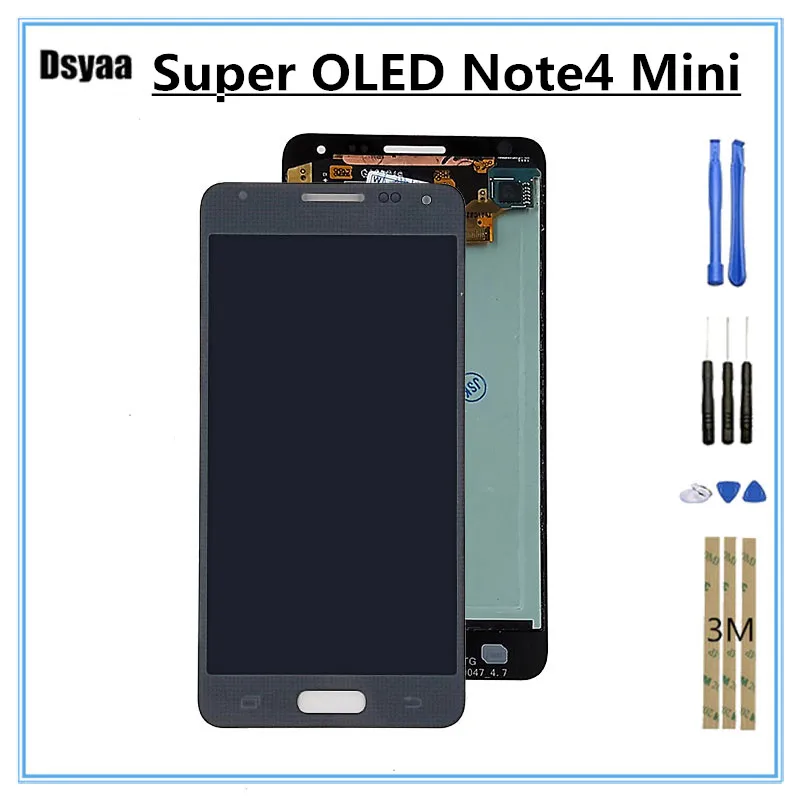 

4.7 Inch Super OLED for SAMSUNG for Galaxy Note 4 MINI G850 G850F SM-G850 LCD Touch Screen Digitizer Assembly with Tools