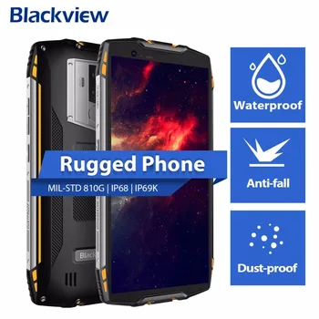 

Blackview BV6800 Pro SmartPhone 5.7 Inch IP68 Waterproof MT6750T Octa Core 4GB RAM 64GB ROM 6580mAh Battery Wireless Charge NFC