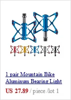 Одна пара для горной дороги, велосипедные Плоские Педали, педали из алюминиевого сплава, платформа с колесом, велосипедные аксессуары