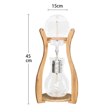 

800Ml Water Drip Coffee Maker Reusable Glass Filter Tools Espresso Coffee Dripper Pot Ice Brew Coffee Machine