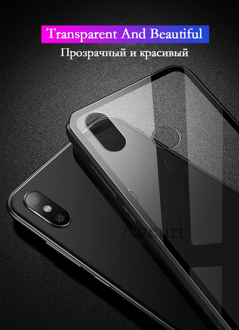 Aveuri 9H стеклянный чехол для Xiaomi mi 9 8 SE mi 8 mi 9 прозрачный чехол 360 защитный чехол для телефона для Xiaomi mi 8 Pro Explorer